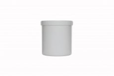 Zalfpot wit kunststof 1000 ml Pot à pommade en plastique blanc 1000 ml